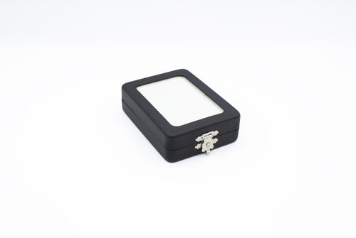 Mini Glass Top Gem Box