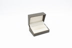 Leatherette Brown Double Ring Box