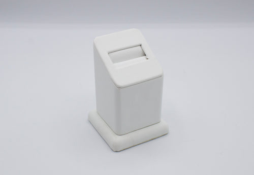 Luxury Leatherette Ring Pedestal Stand (Medium)