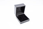 Leatherette Look Black Earring T-Box