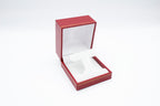 Leatherette Look Red Earring T-Box