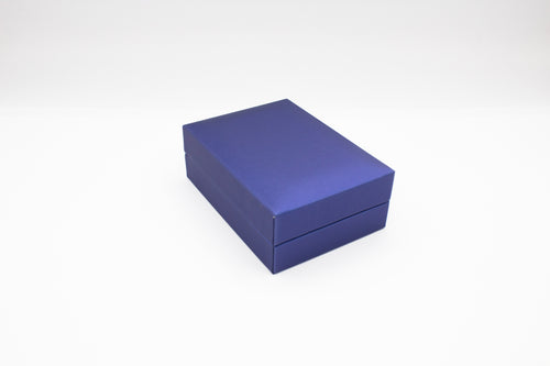 Lux Royal Blue Earring Pendant Box (Large)
