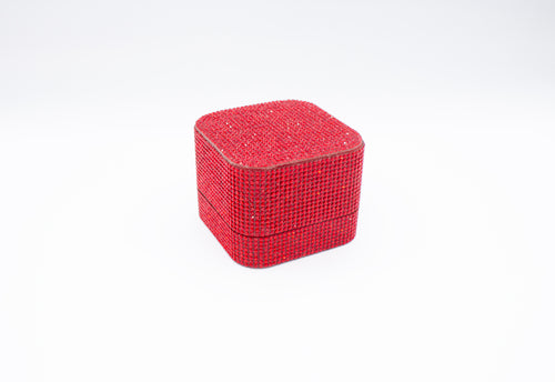 Red Crystal Earring Box