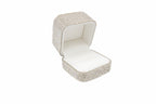 Silver Crystal Ring Box