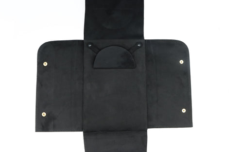 Leatherette Black Necklace Folder (Small)