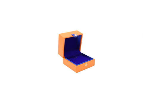 Bold Orange Pendant/Earring Box