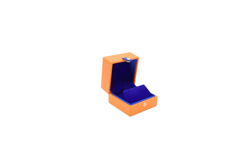 Bold Orange Pendant/Earring Box