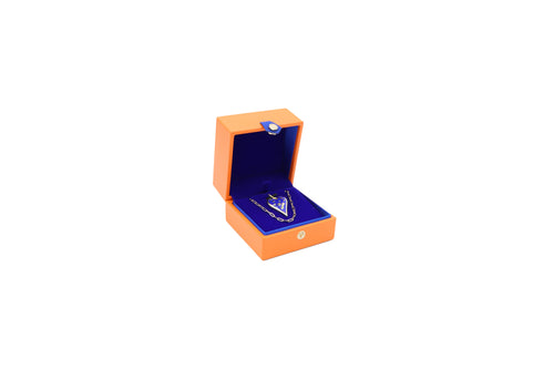 Bold Orange Pendant/Earring Box