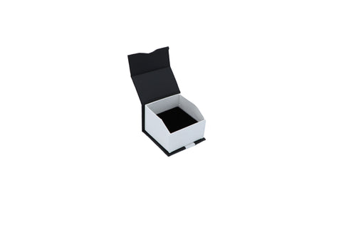 Black Ribbon Bow Ring Box