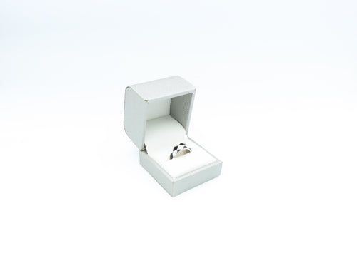 Chic Silver Ring Box