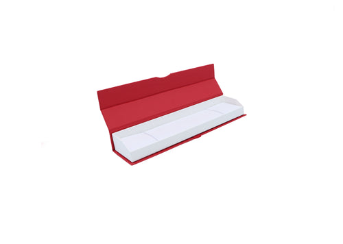 Red Ribbon Bow Bracelet Box