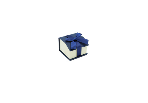 Blue Ribbon Bow Ring Box