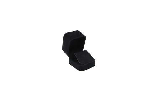 Ornate Euro Suede Black Earring Box