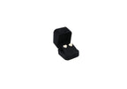 Ornate Euro Suede Black Earring Box