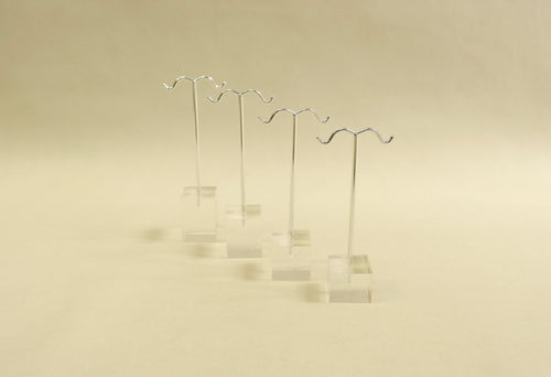 Acrylic 4 PC Earring Stand Set