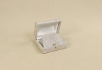 Deluxe Grey Suede Earring Box