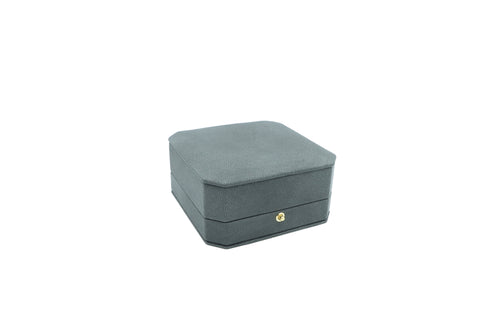 Nabuka Deluxe Grey Leather Bangle Box