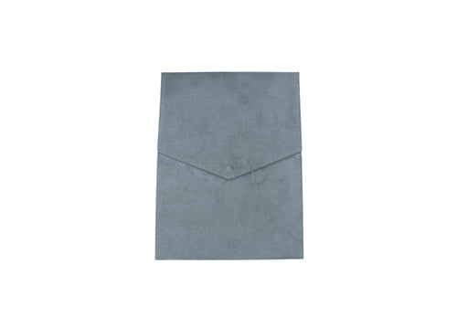 Grey Euro Suede Folder (X-Large)