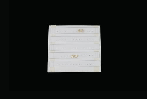 Italian White Earring Pad