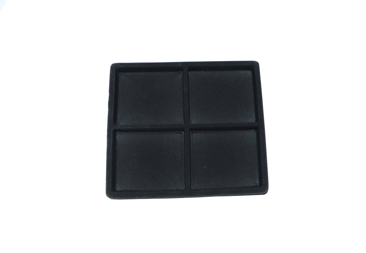 Half Deep Insert 4 Inch Black 4 Square Half Size Insert – JD of NY