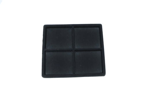 Black 4 Square Half Size Insert