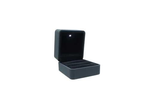 LED Black Double Ring Box