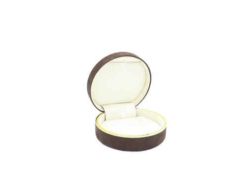 LED Suede Brown Ring Box