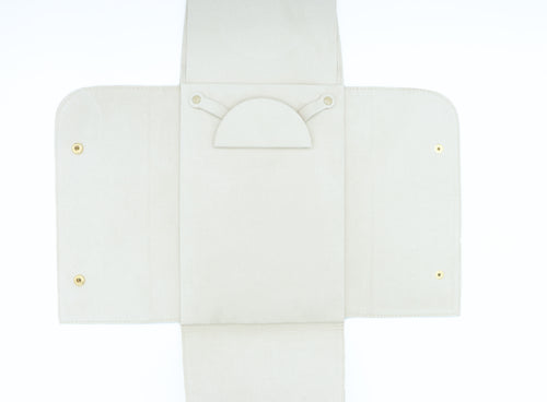 Leatherette Beige Necklace Folder (Small)