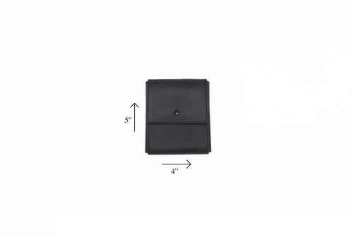 Leatherette Black Earring Folder