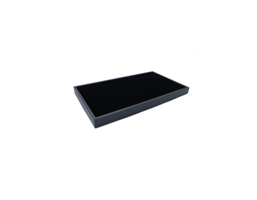 1" Black Plastic Utility Tray