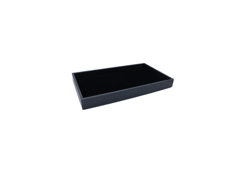 1.5" Black Plastic Utility Tray