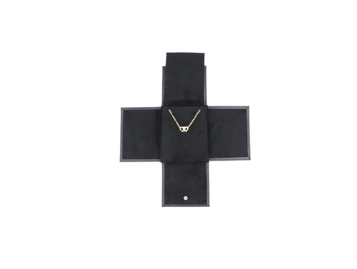 Leatherette Black Pendant Folder (Small)