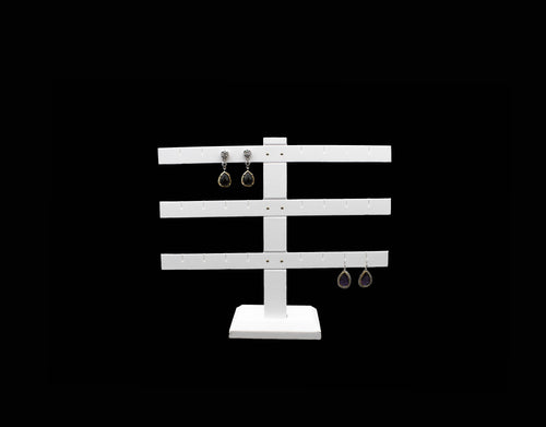 Leatherette 12 Pair Earring Display Stand