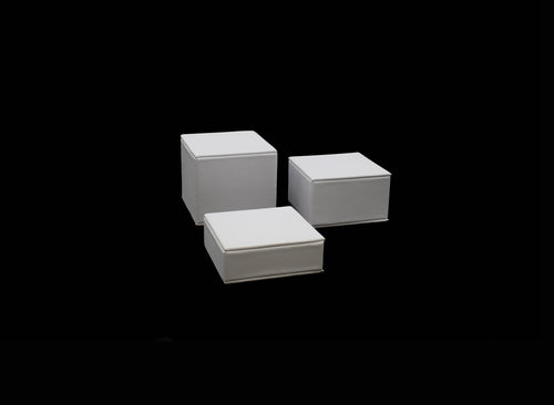 Leatherette 3 Square Risers Set