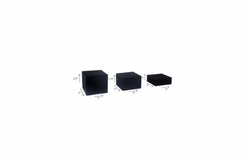 Velveteen 3 Square Risers Set