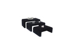 Velveteen 3 Mini Table Risers Set