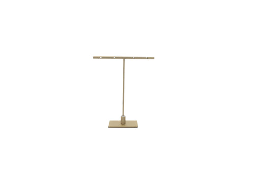 Gold Metal Double Earring Display Stand