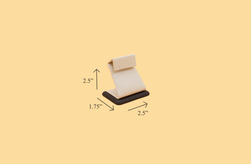 Luxury Brown Trim Fold-over Earring Display (Small)