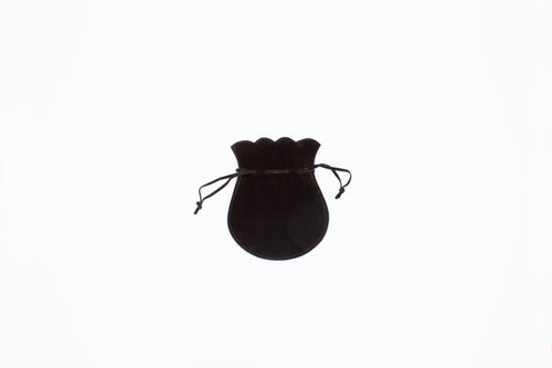 Suede Brown Drawstring (Small)