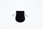 Suede Black Drawstring (Medium)