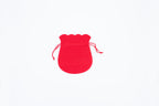 Suede Red Drawstring (Medium)