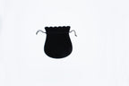 Suede Black Drawstring (Large)