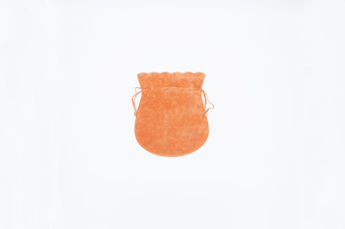 Suede Orange Drawstring (Large)