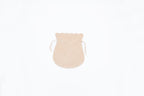 Suede Beige Drawstring (Large)