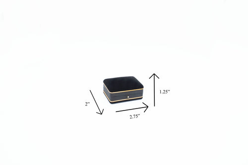 Deluxe Velvet Cufflink Box