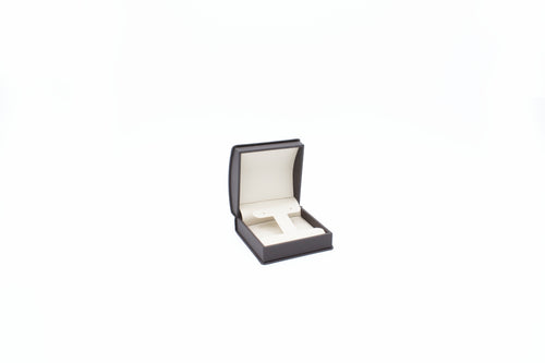 Satin Finish Brown Earring T-Box (Small)