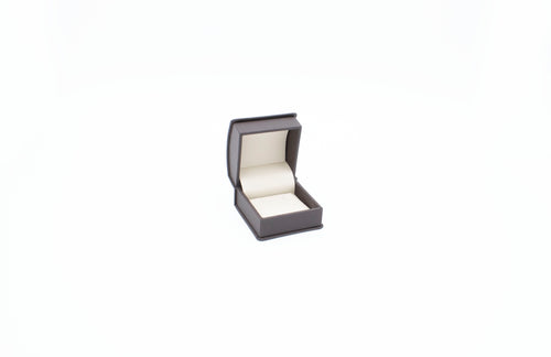 Satin Finish Brown Earring Box (Small)