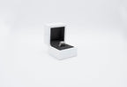 Moderna White Wood Ring Box