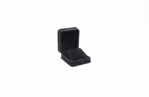 Ornate Black Euro Suede Earring/Pendant Box