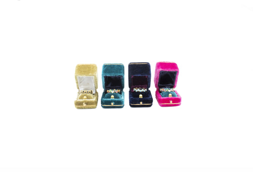 Assorted Velvet Ring Box